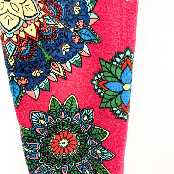 Just Cozy Pink & Blue Owl Patterned Leggings - Picture 6 of 8